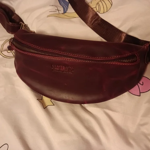 Contacts Brown Leather Waist Bag - Picture 3 of 7